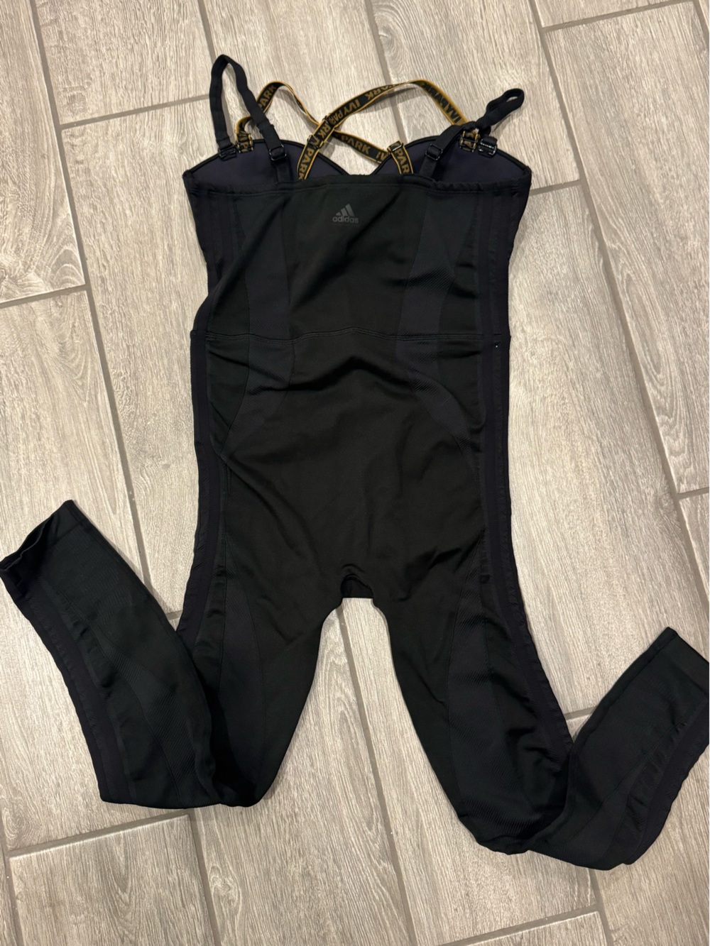ADIDAS X IVY PARK BY BEYONCÉ Black Strappy Catsuit - Picture 4 of 5